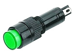 Индикатор 220V 10 mm RWE-504 neon, зеленый