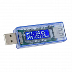 USB тестер V, A, емкость, время заряда