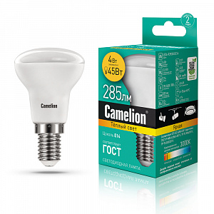 Camelion LED4-R39/830/E14 4W 3000K матовая