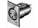 Гнездо XLR 3-pin на корпус, Ni
