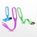 USB фонарь гибкий цветной