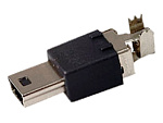 Штекер miniUSB 5pin, пайка