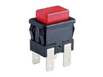 Кнопка SC7097 OFF-ON neon, 250V/16A, 4c красная