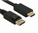 Шнур соединительный DisplayPort-HDMI 1.5m (феррит)