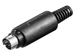 Штекер miniDIN 7-pin, Ni/Pl