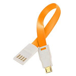SmartBuy USB шт. - microUSB шт. 0.2m, магнитный, оранжевый